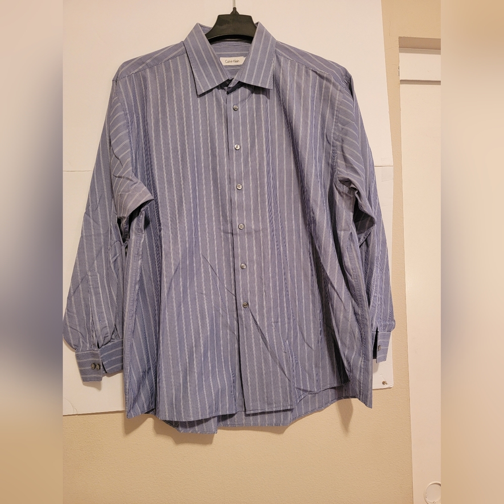 Calvin Klein Men's shirt long sleeve Size, 18 34/35